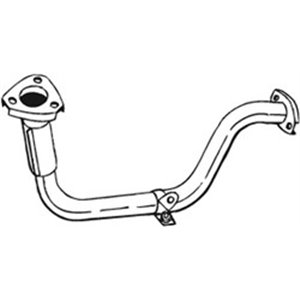 BOS788-805 Exhaust pipe front fits: PEUGEOT 205, 205 II, 309, 309 II 1.0/1.1