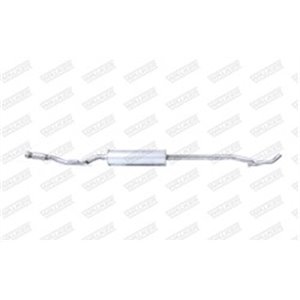 WALK24147 Exhaust system middle silencer fits: CITROEN C3 II, DS3 1.4/1.4LP