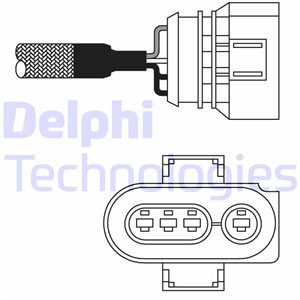 ES10979-12B1 Lambda Sensor DELPHI - Top1autovaruosad