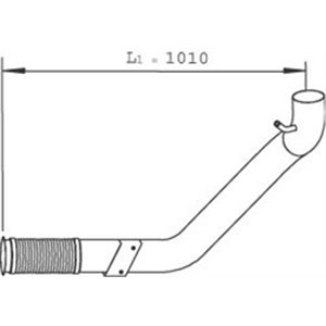 DIN29244 Avgasrör (längd:...