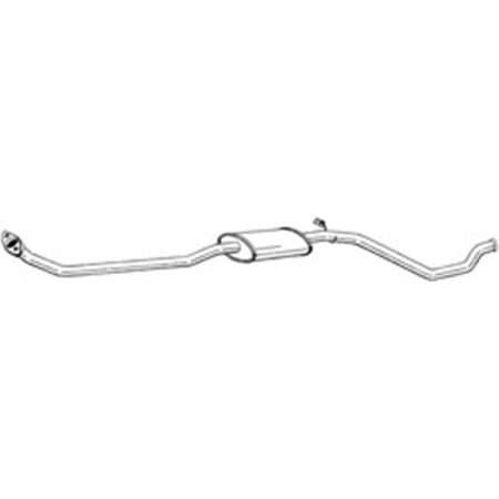 BOS291-697 Exhaust system middle silencer fits: PEUGEOT 306 1.9D 05.93 05.01