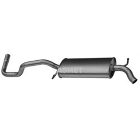 ASM19.014 Exhaust system rear silencer fits: SEAT IBIZA II 1.0 1.9D 03.93 0