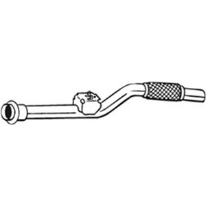 BOS800-011 Exhaust pipe front (flexible) fits: MERCEDES SPRINTER 2 T (B901, 
