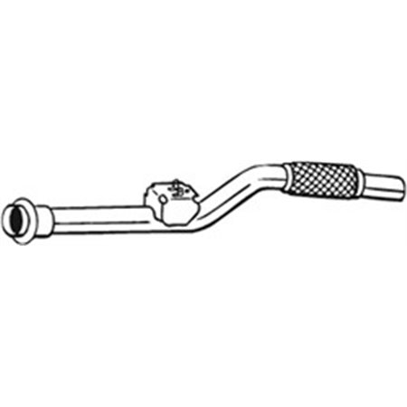 BOS800-011 Exhaust pipe front (flexible) fits: MERCEDES SPRINTER 2 T (B901, 