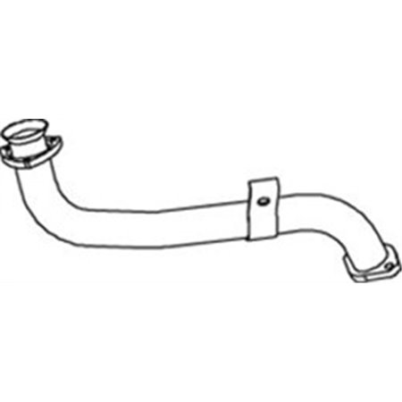 DIN66104 Exhaust pipe (length:605mm) EURO 2 fits: RENAULT TRAFIC C1J700 05