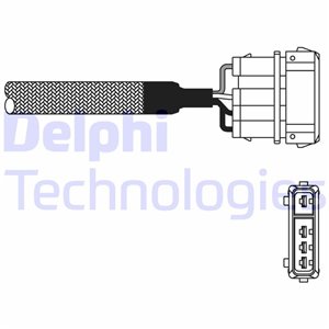 ES10976-12B1 Lambda probe (number of wires 4, 540mm) fits: AUDI A4 B5; BMW 3 (