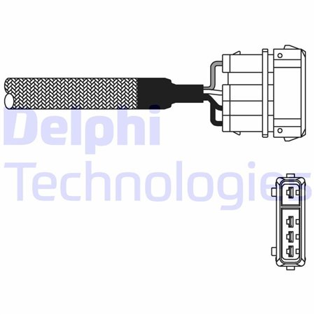 ES10976-12B1 Lambda probe (number of wires 4, 540mm) fits: AUDI A4 B5 BMW 3 (