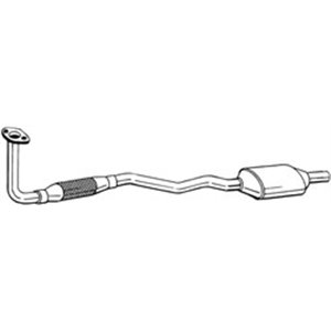 BOS099-639 Catalytic converter fits: OPEL ASTRA F CLASSIC, ASTRA G 1.6 01.98