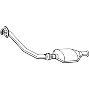 BOS099-897 Catalytic converter fits: OPEL MOVANO A; RENAULT MASTER II 2.5D 0