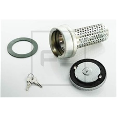 019.050-10 Anti theft cover for fuel filler (with cap) diameter: 80mm