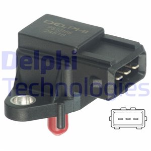 PS10165 Intake manifold pressure sensor (3 pin) fits: MERCEDES A (W168), 