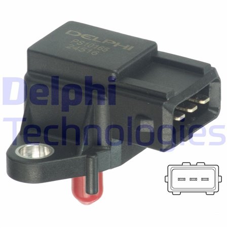 PS10165 Sensor, intake manifold pressure DELPHI