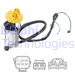 FG2025-12B1 Electric fuel pump (module) fits: VOLVO V70 II 2.4D 01.01 12.08