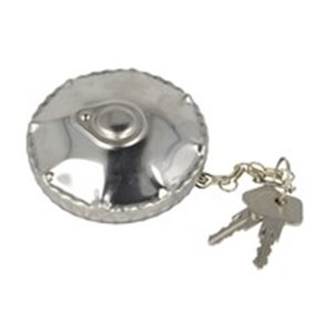 LE10721.T Fuel filler cap (width 60mm, with the key, material: inox) fits: 