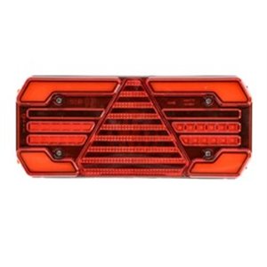 WAS 1714 DD L W247DD - Rear lamp L (LED, 12/24V, with indicator, with stop light, parking light, triangular reflector, side clea