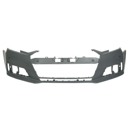 BLIC 5510-00-0030904Q - Bumper (front, with headlamp washer holes, number of parking sensor holes: 2, for painting, CZ) fits: AU