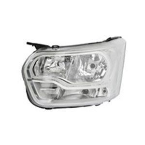 TYC 20-14784-05-2 - Headlamp L (H15/H7, electric, with motor, insert colour: chromium-plated) fits: FORD TRANSIT VI 08.13-08.18
