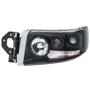 HELLA 1EL 011 899-471 - Headlamp L (H1/H7/PY21W/W5W, electric, with motor, insert colour: black, indicator colour: transparent) 