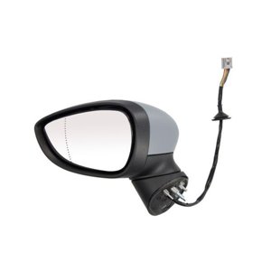 BLIC 5402-04-0304591P - Side mirror L (electric, aspherical, with heating, under-coated, electrically folding, with lighting) fi