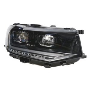 VALEO 450709 - Headlamp R (LED, electric, with motor, insert colour: black, indicator colour: orange) fits: VW T-CROSS 11.18-