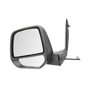 BLIC 5402-03-2001327P - Side mirror L (electric, embossed, with heating, chrome) fits: FORD TRANSIT / TOURNEO CONNECT II 09.13-1