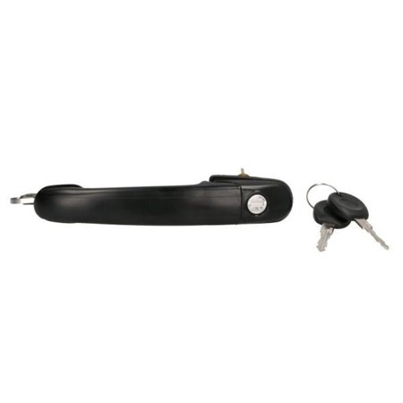 6010-01-009401P Door handle front L/R (with the key, external, with lock, black) 