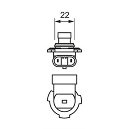 1 987 302 026 Bulb, spotlight BOSCH