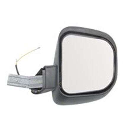 SCA-MR-006 Side mirror L, with heating fits: SCANIA P,G,R,T 03.04 