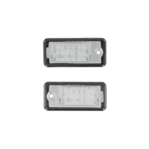 CLP012 Licence plate lighting LED, ligght colour: white; set, 12V,, with