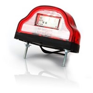 409 W72 Licence plate lighting (LED, 12/24V, colour: red)