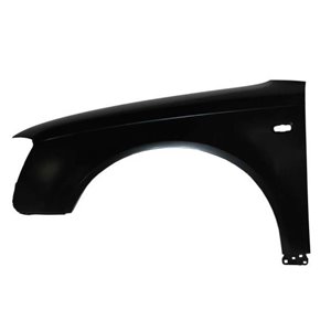 6504-04-0028311Q Front fender L (with indicator hole, galvanized, TÜV) fits: AUDI 