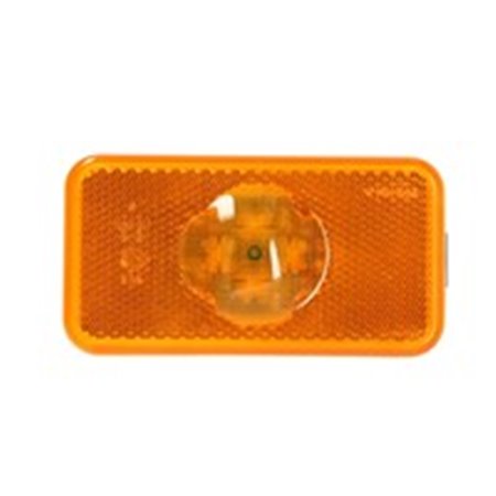 VAL198620 Outline marker lights L/R, orange, LED, height 54mm width 102mm,