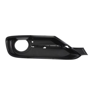 6502-07-0063918P Front bumper cover front R (SPORT, with fog lamp holes, black) fi