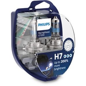 PHI 12972RGTS2 Light bulb (Set 2pcs) H7 12V 55W PX26D up to 200% greater brightn