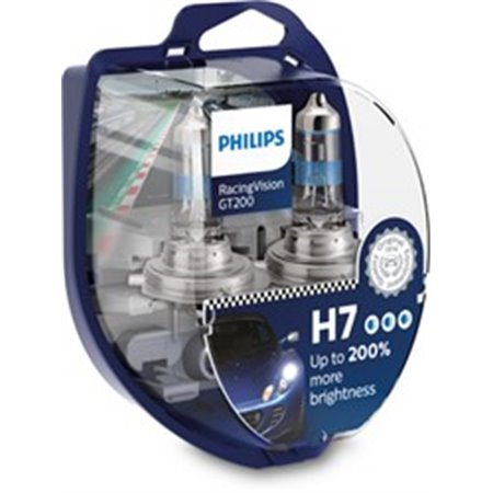 PHI 12972RGTS2 Light bulb (Set 2pcs) H7 12V 55W PX26D up to 200% greater brightn