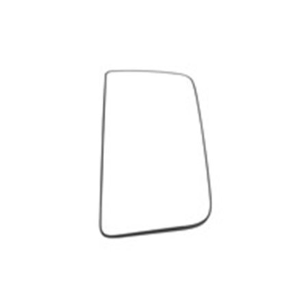 MER-MR-032R Side mirror glass R (430 x193mm, with heating) fits: MERCEDES ACT