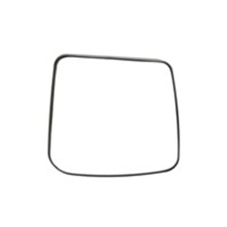 VOL-MR-029L Side mirror glass L (200 x197mm, with heating) fits: DAF LF RVI 