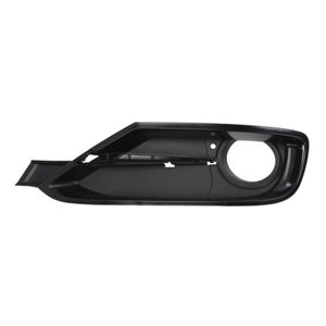 6502-07-0063917P Front bumper cover front L (SPORT, with fog lamp holes, black) fi