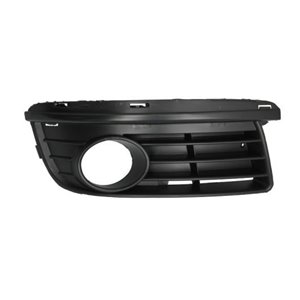 6502-07-9544914P Front bumper cover front R (with fog lamp holes) fits: VW GOLF V,