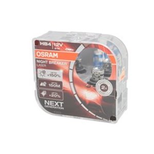 OSR9006 NL-HCB Light bulb (Set 2pcs) HB4 12V 51W P22D up to 150% greater brightn