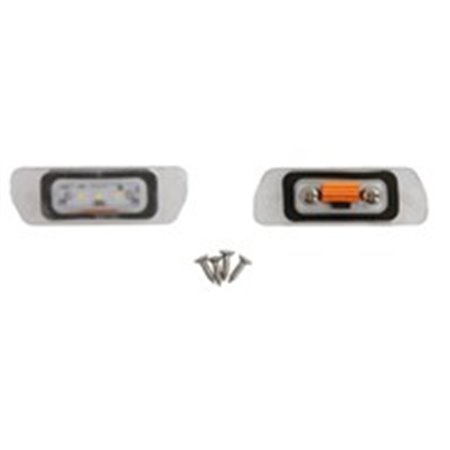 CLP038 Licence plate lighting LED, ligght colour: white set, 12V,, with