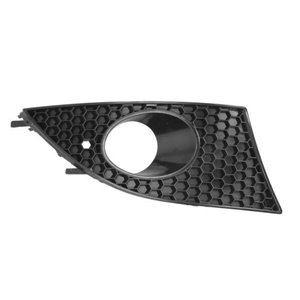 6502-07-6617912P Front bumper cover front R (with fog lamp holes, black) fits: SEA