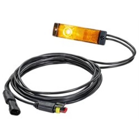 2PS340 912-327 Outline marker lights L/R, orange, LED, height 32mm width 130mm