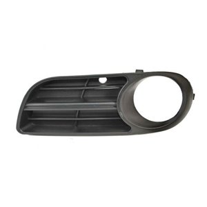 6502-07-7514993P Front bumper cover front L (with fog lamp holes, black) fits: SKO