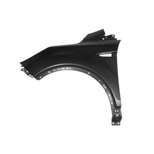 6504-04-2579311P Front fender L (with indicator hole, with rail holes, steel) fits