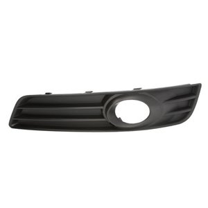 6502-07-0026915P Front bumper cover front L (closed, with fog lamp holes, plastic,