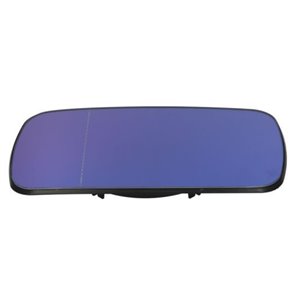 6102-02-1271284P Side mirror glass L/R (aspherical, with heating, blue) fits: BMW 