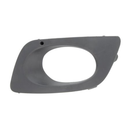 6502-07-3548915P Front bumper cover front L (with fog lamp holes, black) fits: MER