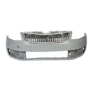 5510-00-7522900P Bumper (front, with grille, for painting) fits: SKODA OCTAVIA III