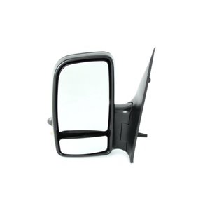 5402-04-9225990P Side mirror L (electric, embossed, with heating, chrome) fits: ME